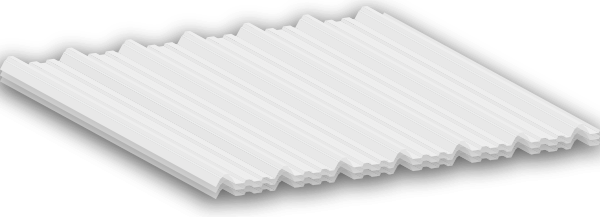 Lámina de PVC Tricapa